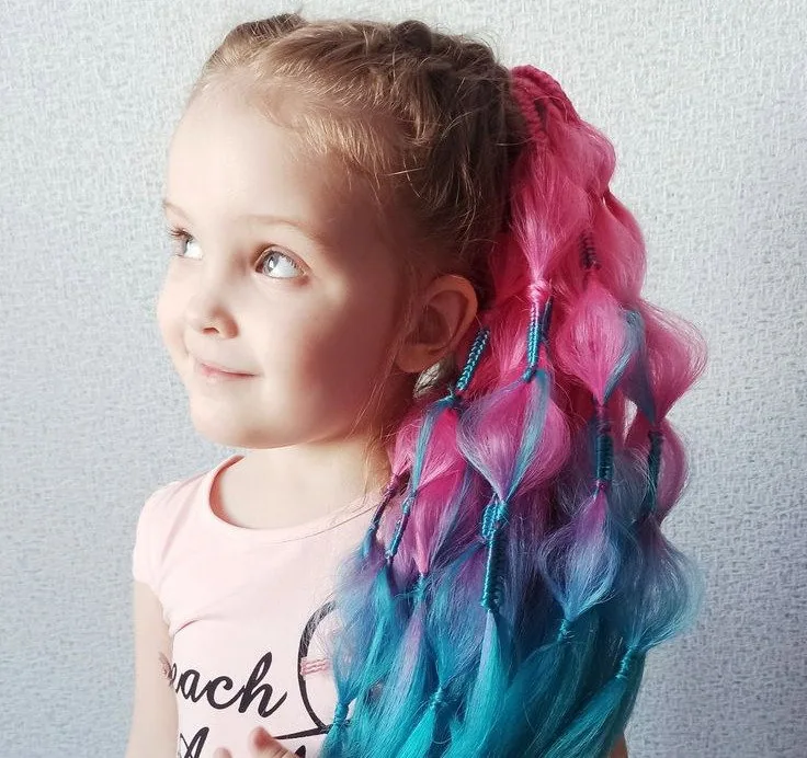 Makeup, paillettes et mèches colorées réutilisables