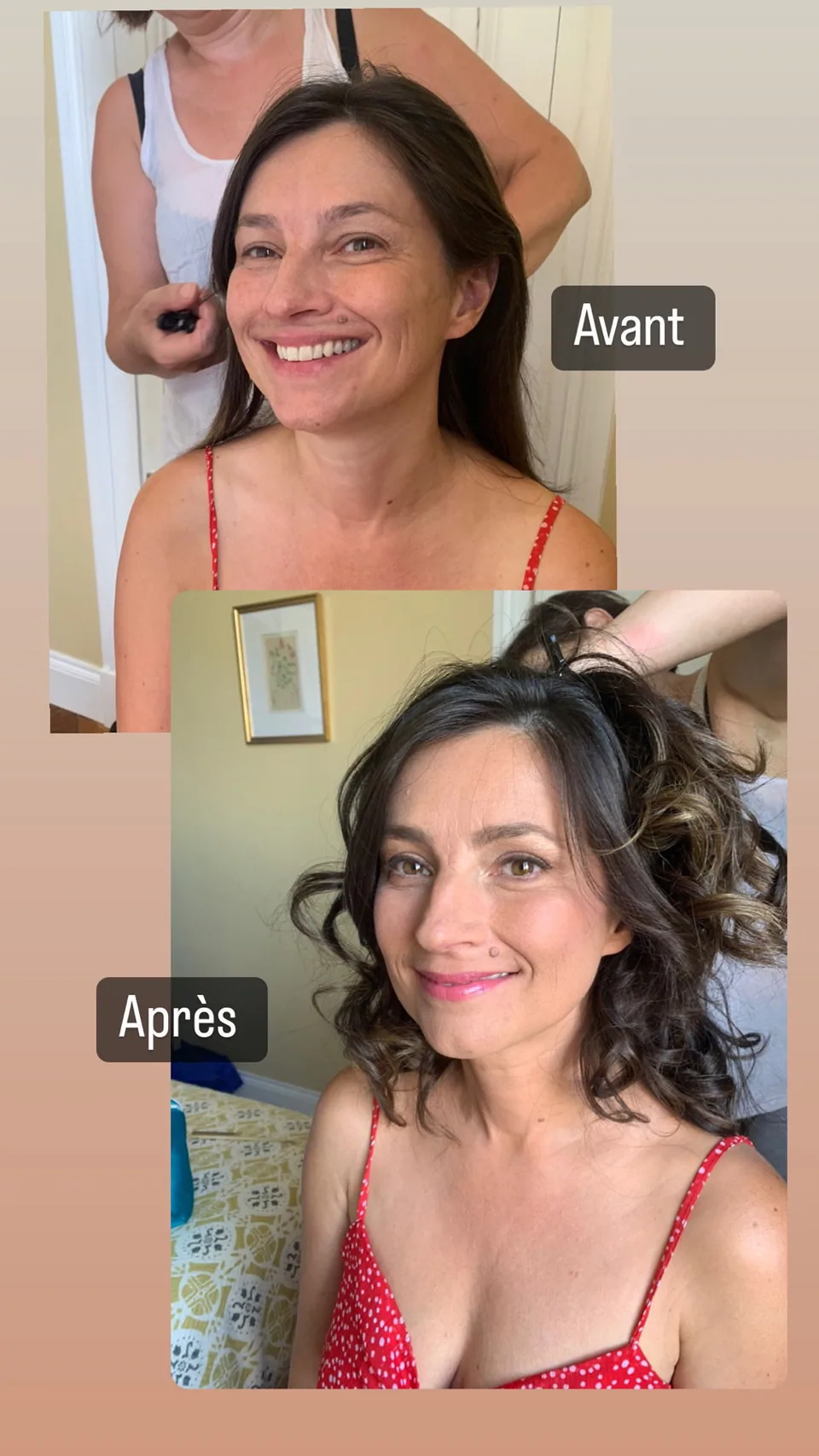Préparation du maquillage et portrait