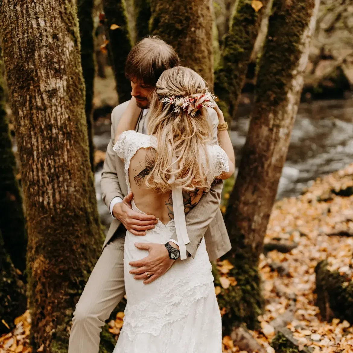 Une mariée, libre & bohème — réalisation Ségolook